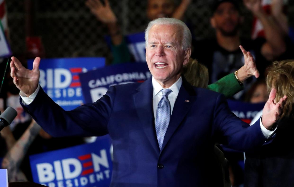 Joe Biden, who has faced an allegation of sexual assault, and whose son has been probed for his business dealings: Reuters