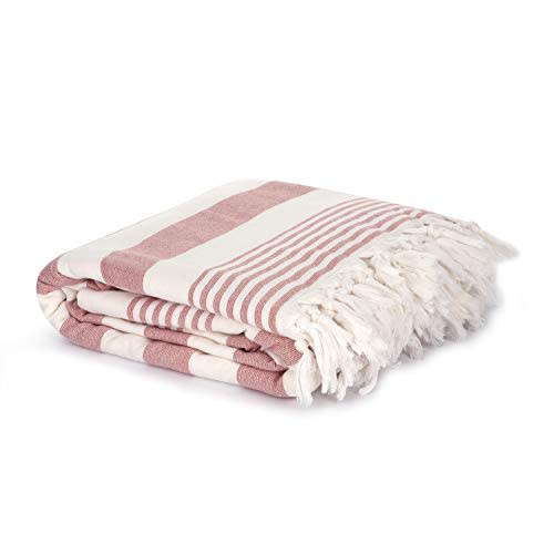 9) Cotton Oversized Beach Blanket