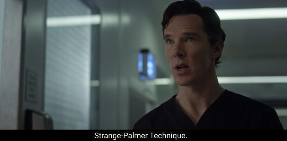 Doctor Strange, Strange Palmer technique