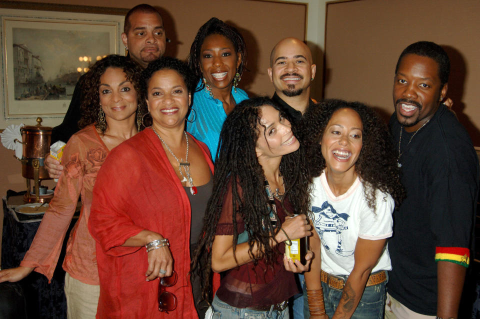 Allen and the cast of "A Different World," including Lisa Bonet, at a reunion in 2006. (Photo: Jeff Kravitz via Getty Images)