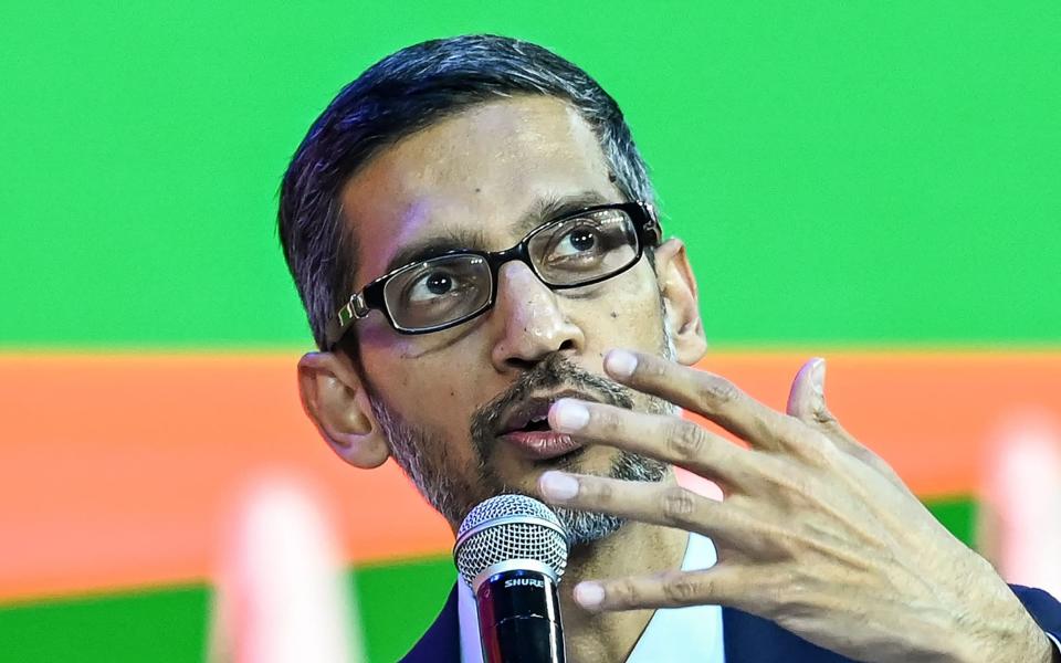 Sundar Pichai, CEO of Google Inc - SAJJAD HUSSAIN/AFP via Getty Images