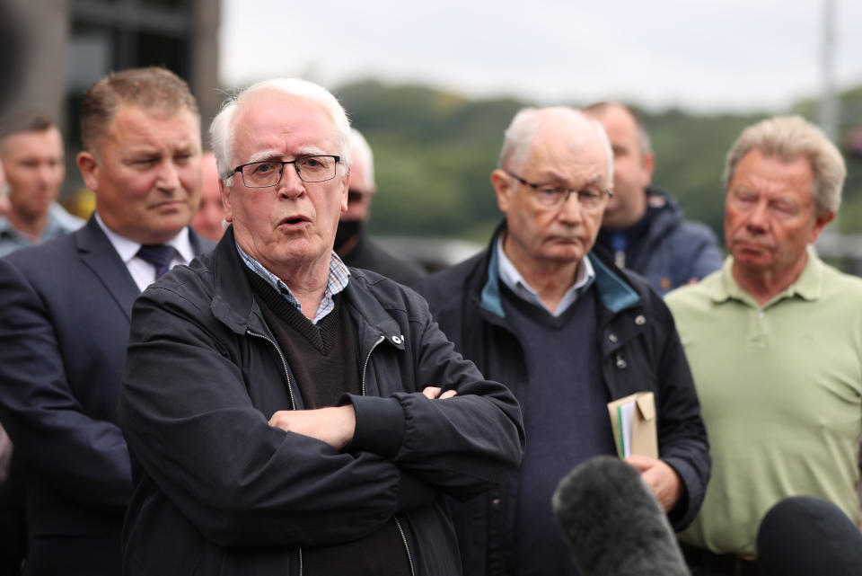 Bloody Sunday families react after prosecutors decide to discontinue the prosecution of Soldier F (Liam McBurney/PA)