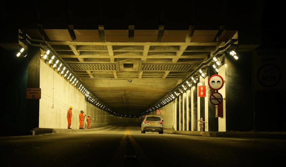 En 2023, alrededor de 32.000 vehículos pasaron a diario por el Túnel de Oriente. Foto: Cortesía