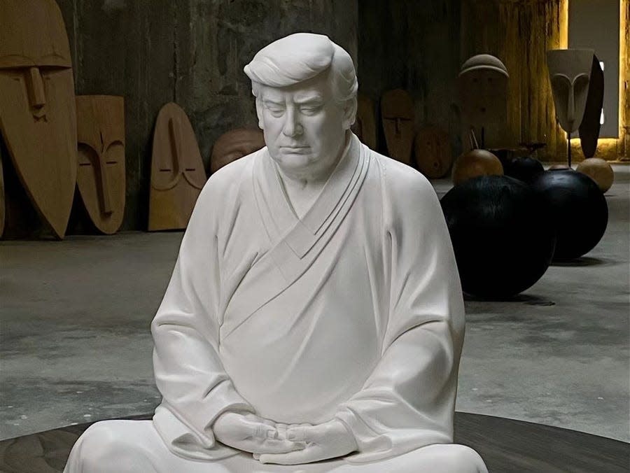 trump buddha