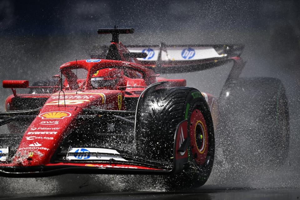 Charles Leclerc was forced to retire in Montreal (Getty Images)