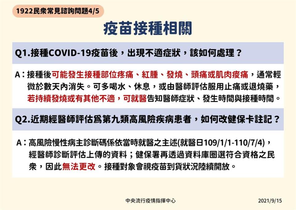 快新聞／完成意願登記卻未收到簡訊？疫苗接種10大QA一次看