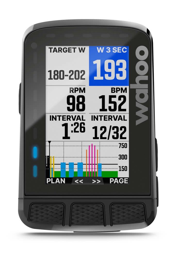 <span class="article__caption">A Wahoo X workout on the ELEMNT Roam.</span>