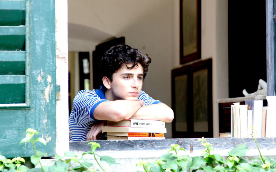 Timothée Chalamet in "Call Me Be Your Name"<p>Sony Pictures Classics</p>