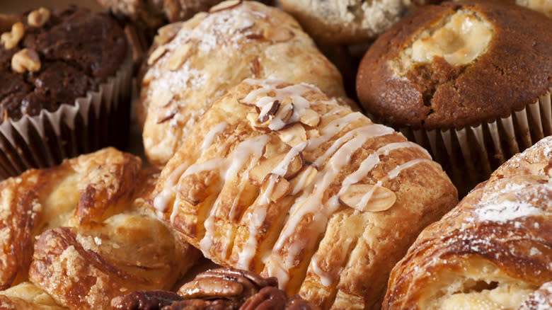 assortment of pastries