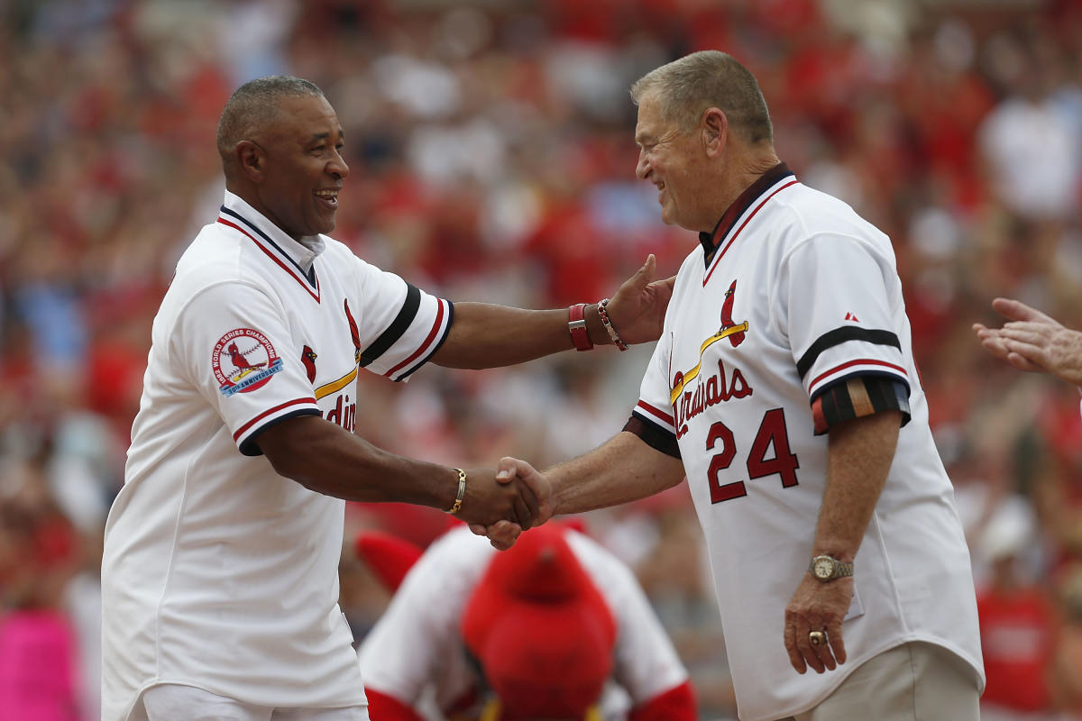 Ozzie Smith and Willie McGee on 1982 World Series win