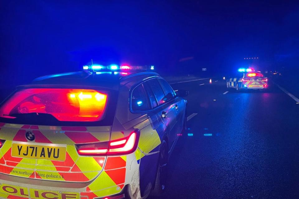 Emergency services were called to a bridge over the A19 at South Kilvington near Thirsk, following reports of concern for a woman's welfare i(Image: NORTH YORKSHIRE POLICE)/i