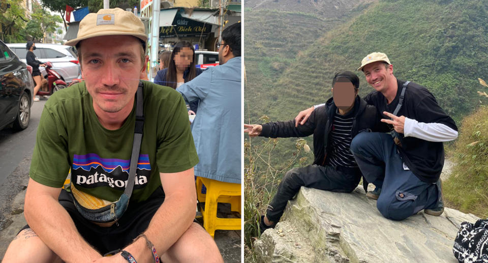 Brit touristTom Anderson on holiday in Vietnam