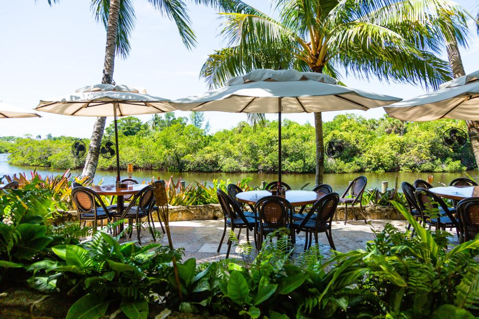 Guanabanas, in Jupiter, is a popular waterfront restaurant and bar with plenty of outdoor seating.