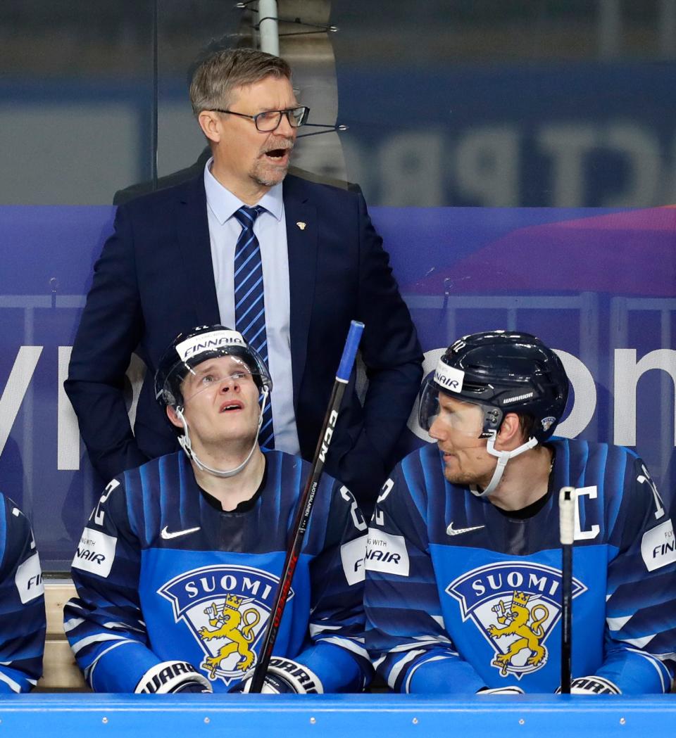 The Blue Jackets reportedly are considering a lot of familiar NHL names for their vacant coaching position, but GM Jarmo Kekalainen suggested this week that the team would consider Finland national coach Jukka Jalonen, here directing the Finns in the World Championships being held in Latvia.