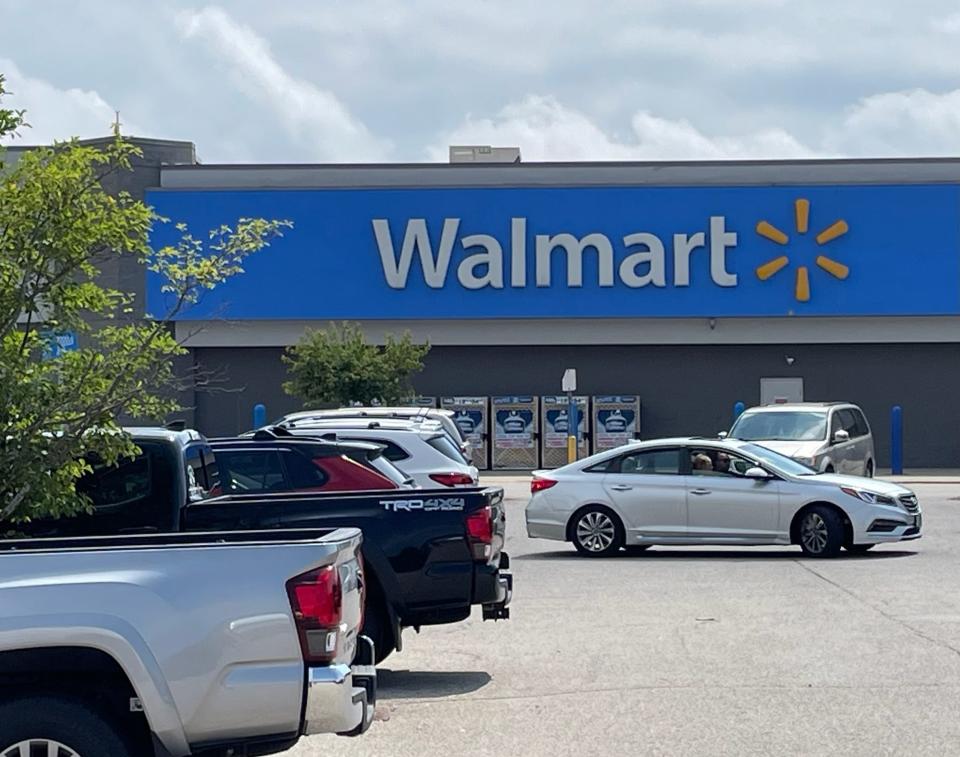 The Walmart in Somersworth at 59 Waltons Way is seen Saturday, July 15, 2023, hours after a late-night murder on Friday, July 14.