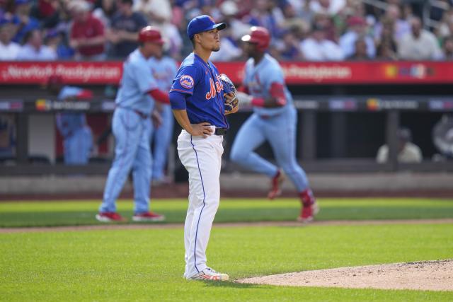 Cardinals beat the Mets 5-3 to stop their slide