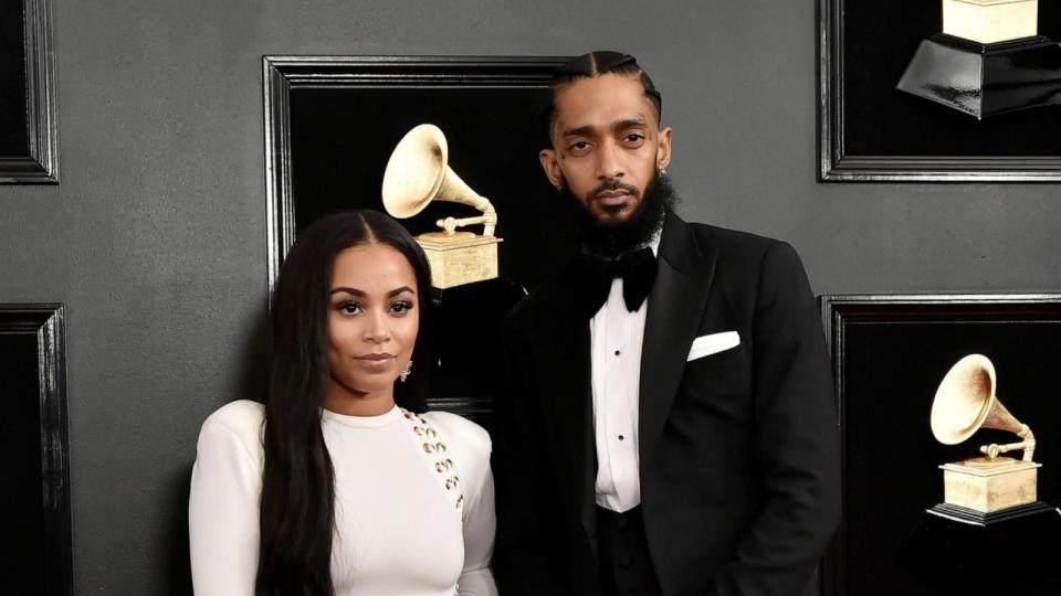 PHOTO: Lauren London and Nipsey Hussle attend the 61st Annual Grammy Awards at Staples Center on February 10, 2019 in Los Angeles, California. (David Crotty/Patrick McMullan via Getty Images)