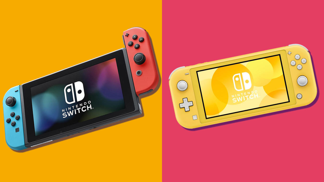  Nintendo Switch vs Nintendo Switch Lite. 