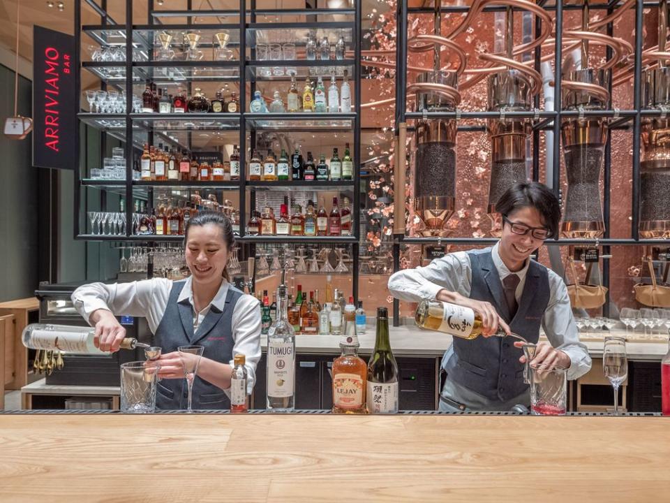 At 32,000 square feet, Tokyo's Reserve Roastery is four stories tall with 60 exclusive coffee, tea, and cocktail drinks for you to try.