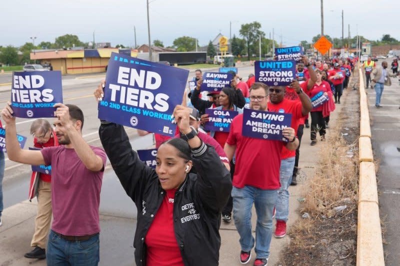 President Joe Biden said Friday that striking UAW workers deserve a record contract that matches record auto company profits. Photo courtesy of UAW