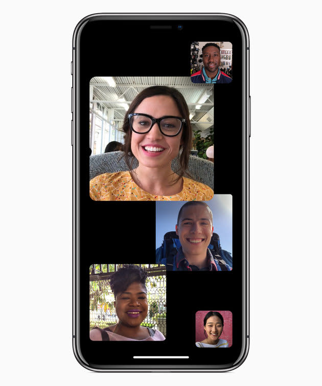 APPLE. Apple dio a conocer recientemente la inclusión de hasta 32 personas en las videollamadas de FaceTime junto con su nueva actualización de software iOS 12.