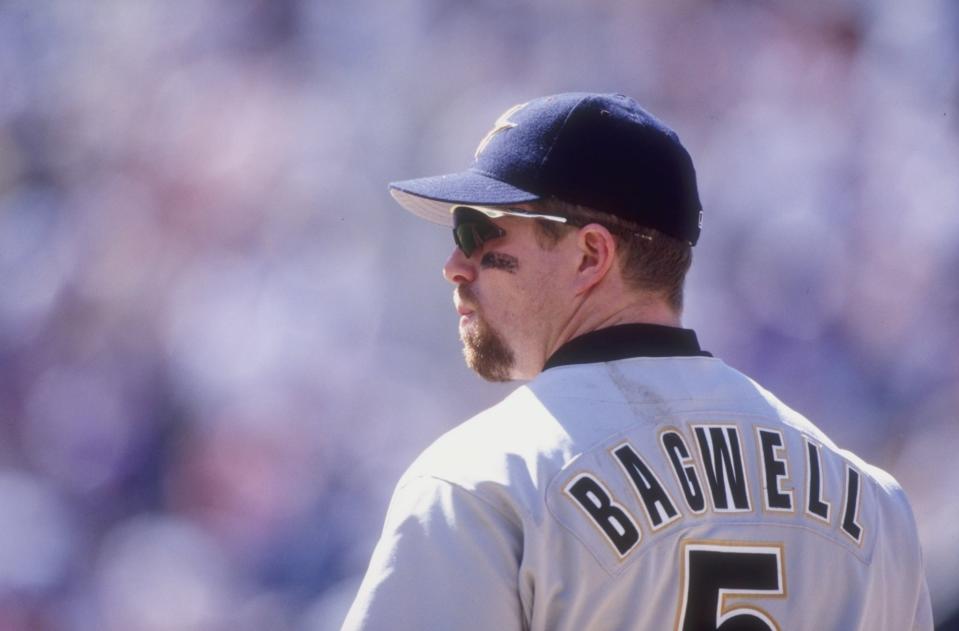 Jeff Bagwell's Hall of Fame votes have suffered because of a PED suspicions. (Getty Images)