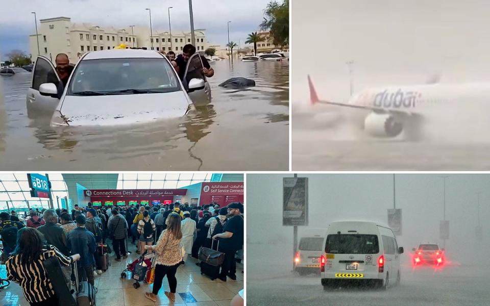 Heavy thunderstorms have wreaked havoc in Dubai (ES Composite)