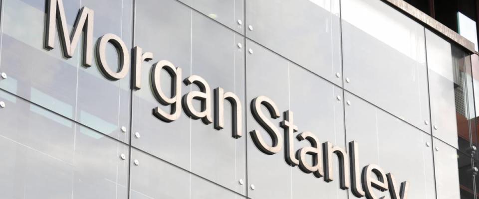 Morgan Stanley company sign