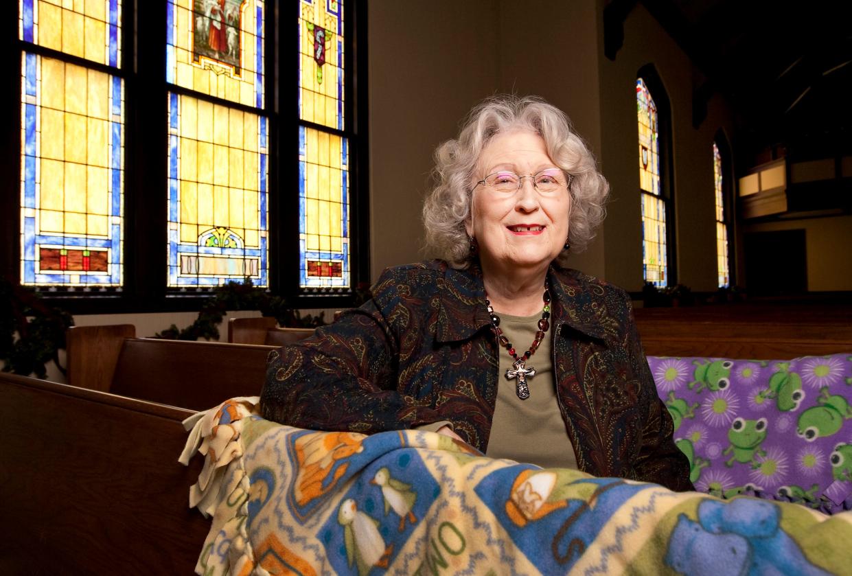 In 2011, Janelle Hebbe was named the Statesman's Volunteer of the Year. Hebbe, who died April 17, made fleece blankets for babies who were baptized at Immanuel Lutheran Church in Pflugerville.