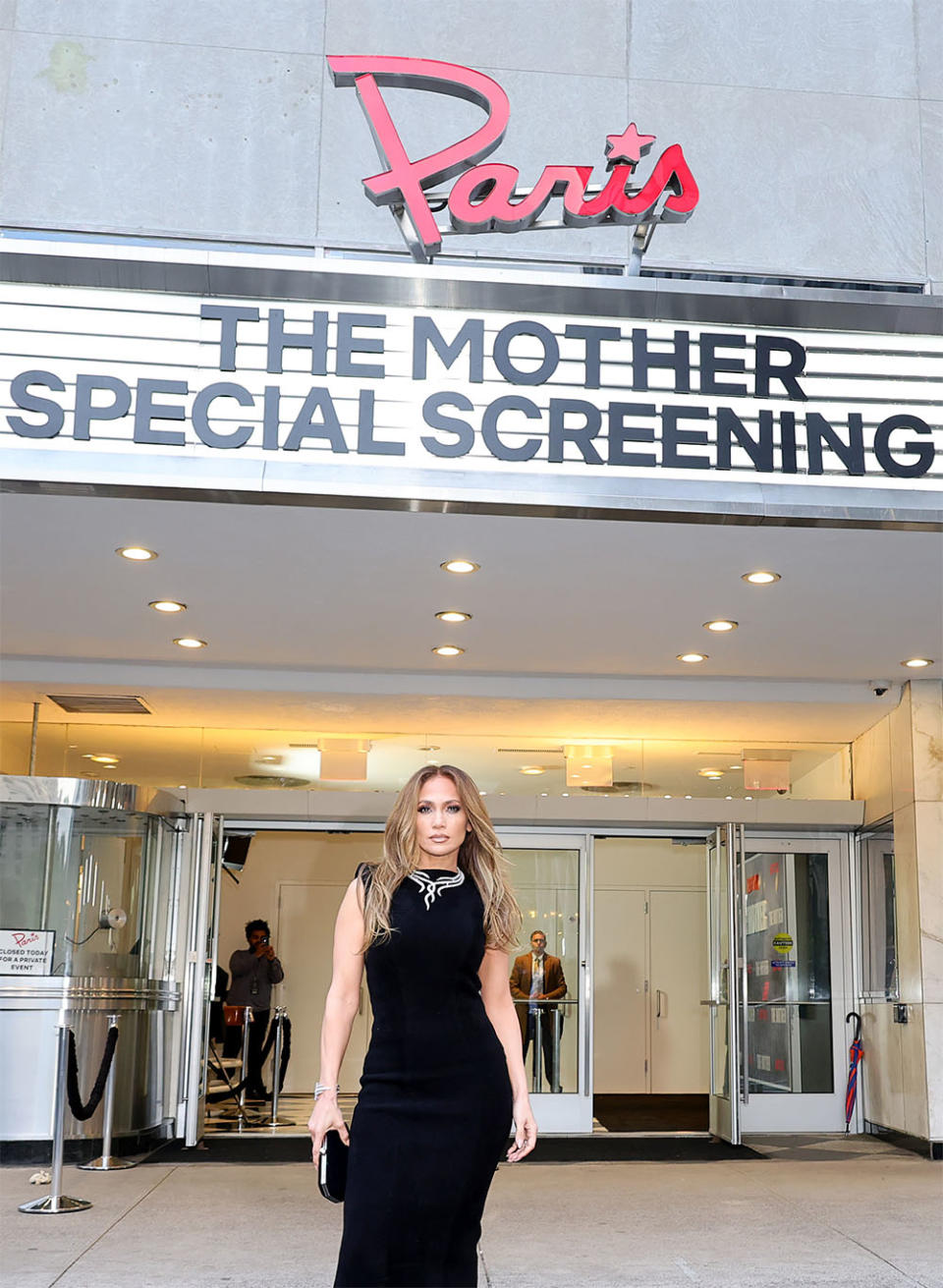 Jennifer Lopez attends Netflix's The Mother Fan Screening at The Paris Theatre on May 04, 2023 in New York City.