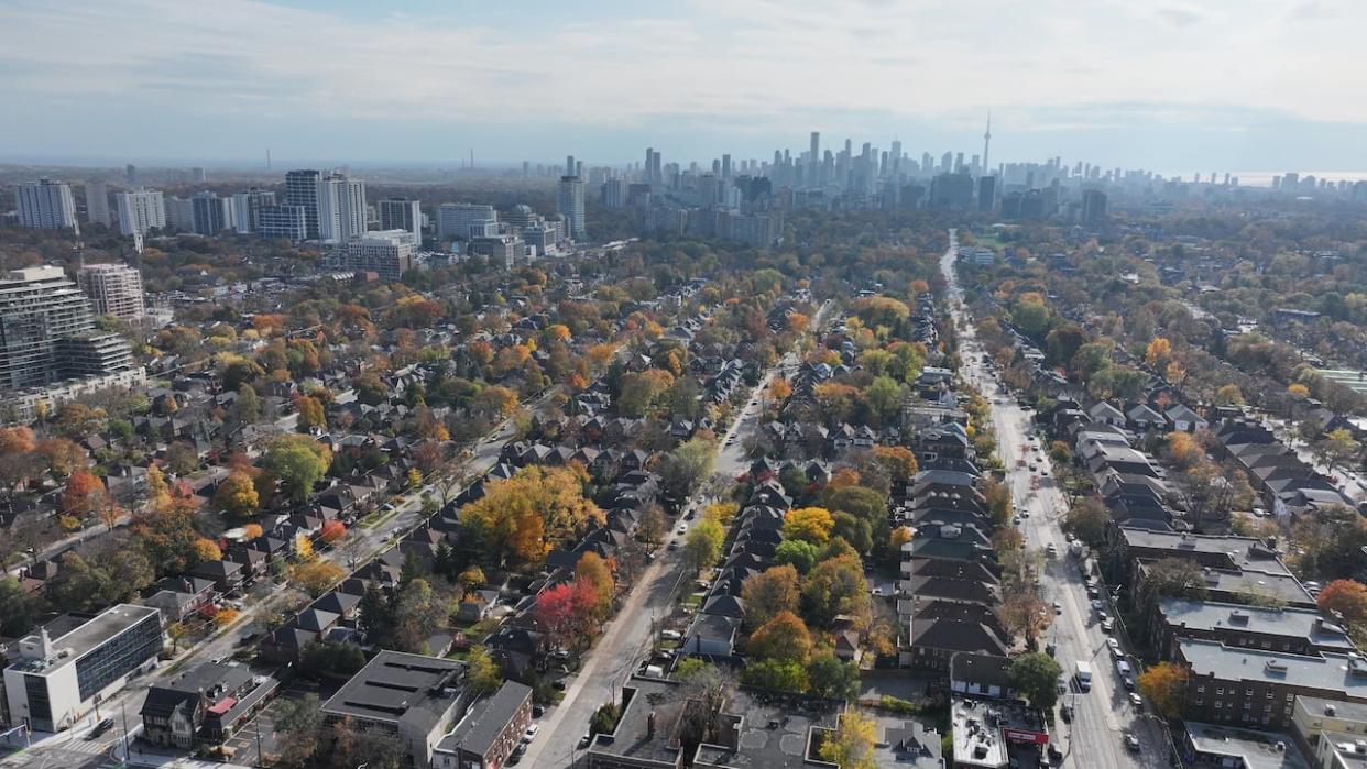 In September, staff proposed a change to the city's official plan that would allow townhouses and apartment buildings up to six storeys, an increase from four storeys, along major streets in areas designated as neighbourhoods. (Patrick Morrell/CBC News - image credit)