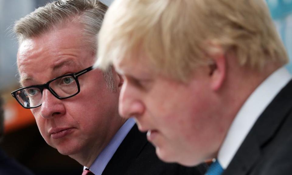 Michael Gove and Boris Johnson sent the prime minister a ‘secret letter’ with a barely disguised call to sack the chancellor.