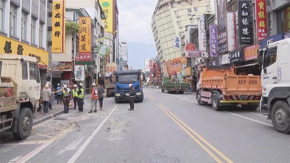 花蓮地震富凱大飯店傾斜　停業無人傷亡將拆除