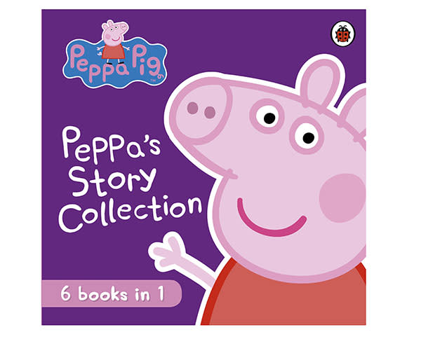 <b>Peppa Pig Treasury</b><br><br>This Peppa Pig treasury is packed full of wonderful stories to keep little piglets happy. The slipcase makes this set a perfect keepsake a fantastic gift for every Peppa fan.<br><br><a href="http://www.tesco.com/direct/" rel="nofollow noopener" target="_blank" data-ylk="slk:Tesco;elm:context_link;itc:0;sec:content-canvas" class="link ">Tesco</a>, £4.86