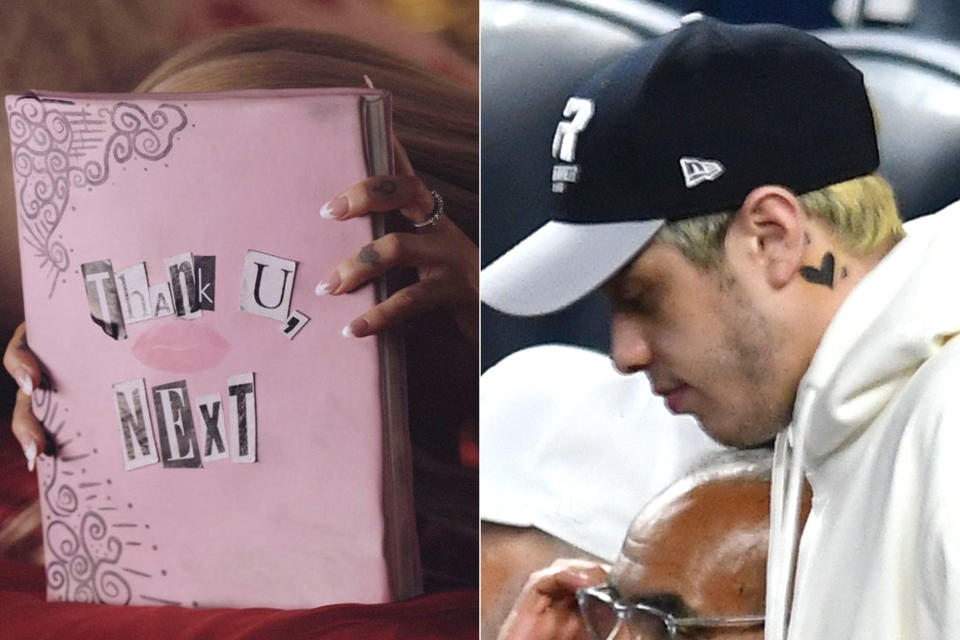 Ariana Grande and Pete Davidson Get Matching Black Heart Tattoos