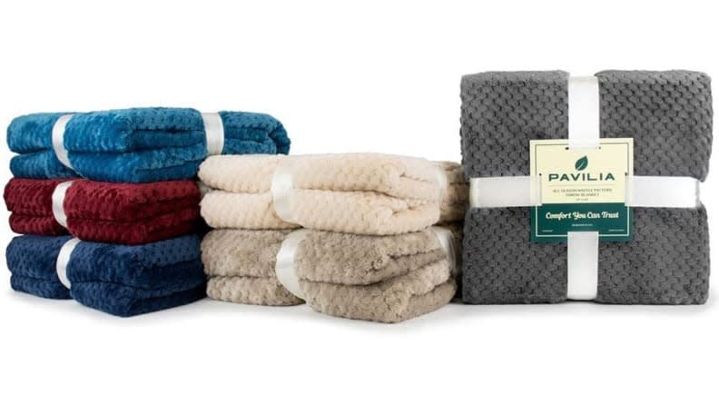 Stay warm and comfy with these blankets.