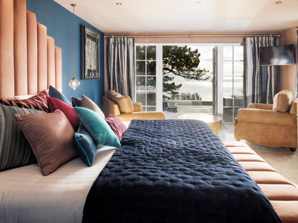 The whimsical Talland Bay has both traditional and modern rooms with stunning sea views (Talland Bay Hotel)