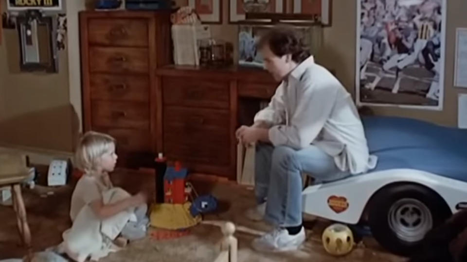 Michael Keaton in Mr. Mom