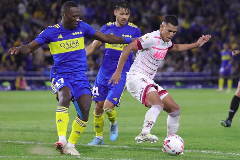 Boca y Lanús se enfrentaron en la Copa de la Liga Profesional de este año y fue empate 1 a 1