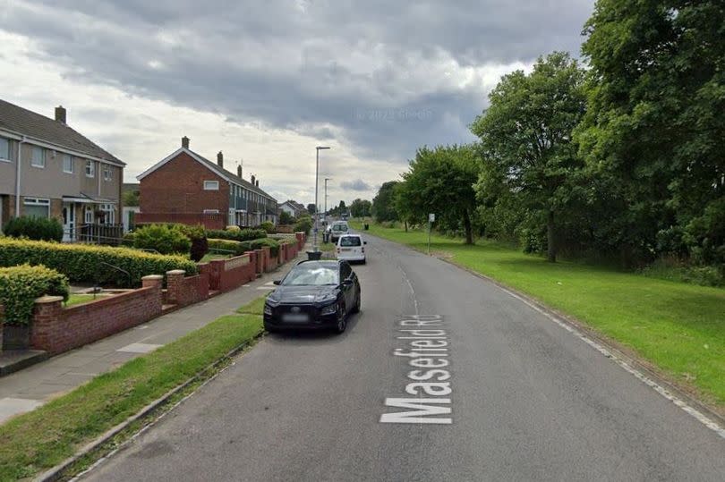 Masefield Road in Hartlepool