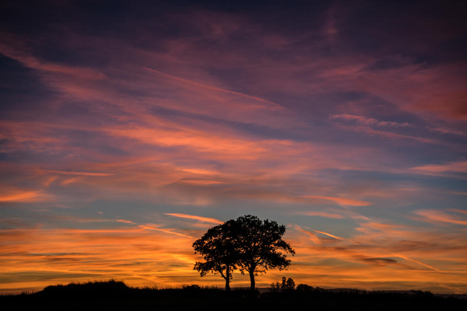 Hunter’s Moon sunsets around UK