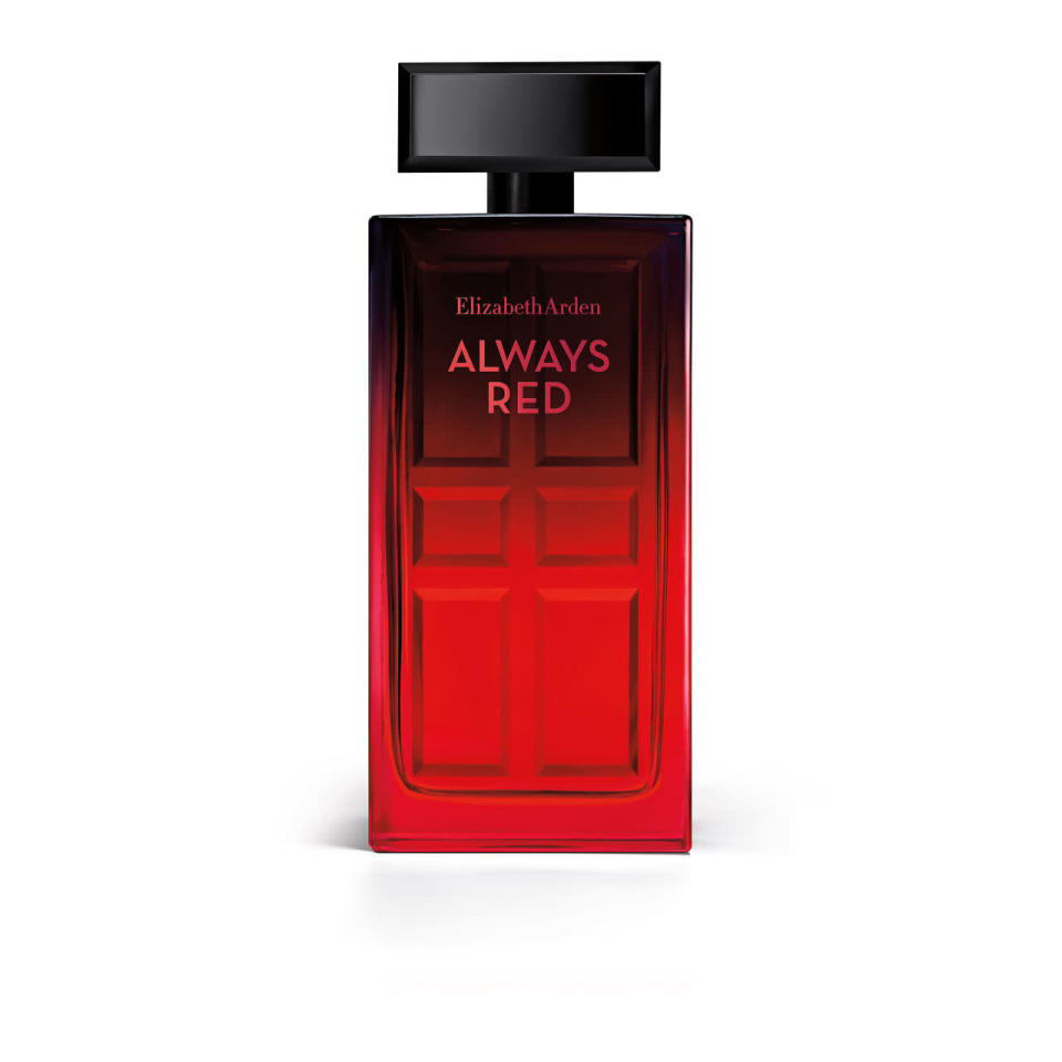 <p>Red plum and passion fruit make up this rich and striking fragrance that celebrates New York. <a href="http://www.elizabetharden.com/always-red/1003WAYF4000,default,pd.html" rel="nofollow noopener" target="_blank" data-ylk="slk:Elizabeth Arden Always Red;elm:context_link;itc:0;sec:content-canvas" class="link ">Elizabeth Arden Always Red</a> ($69)<br><br></p>