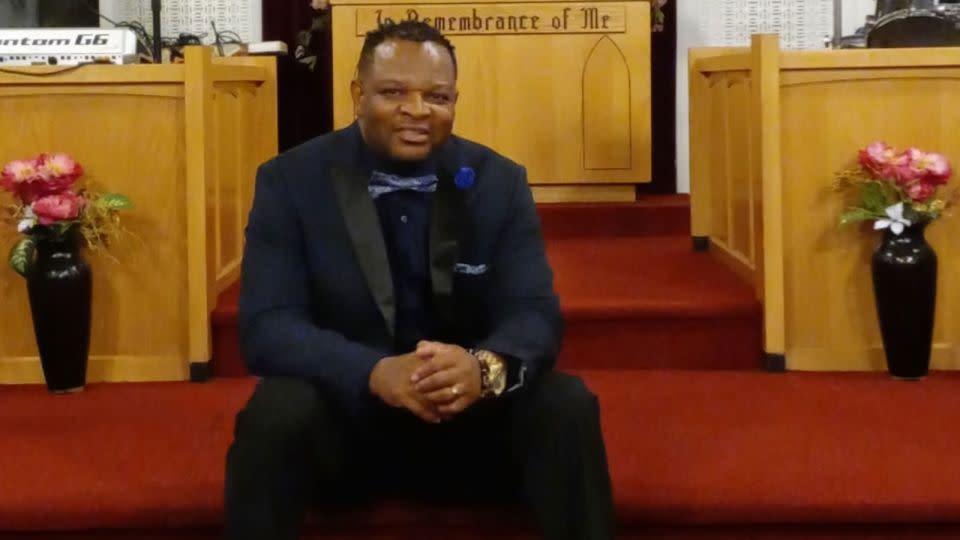 Pastor Glenn Germany in an undated image in his church in Pennsylvania. - Courtesy Glenn Germany