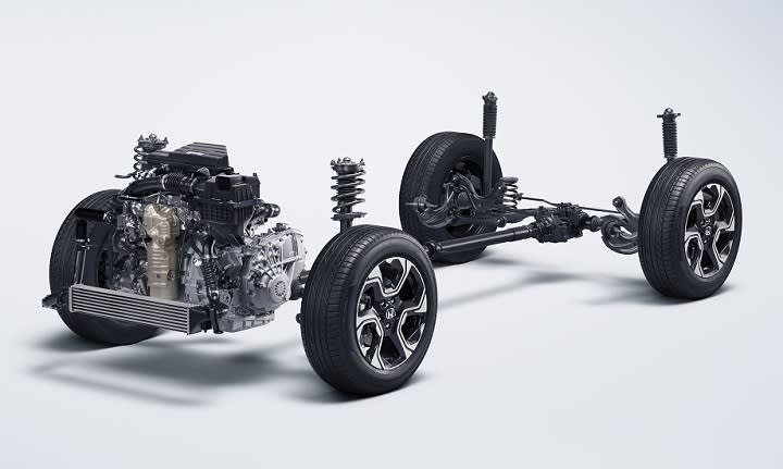 2017 Honda CR-V rolling chassis photo