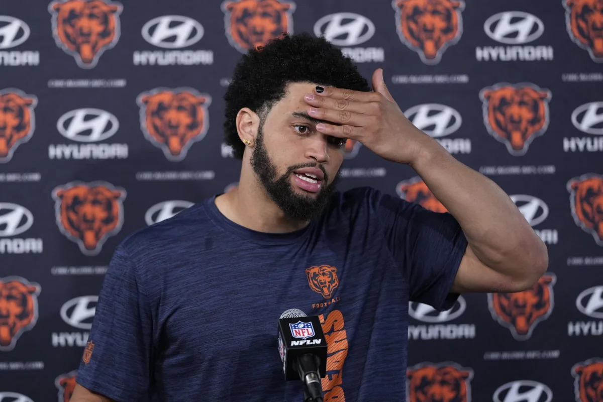 Bears have Caleb Williams at QB, and some of the same problems protecting him - Yahoo Sports