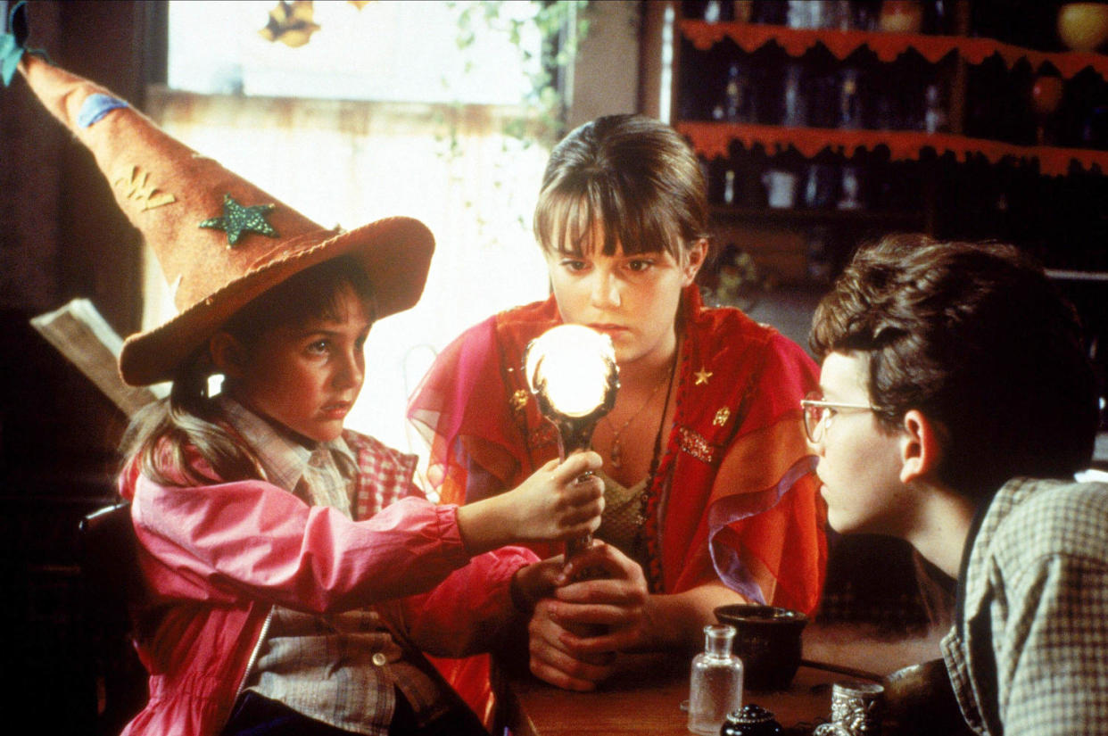 Emily Roeske, Kimberly J. Brown & Joey Zimmerman in Halloweentown, 1998. (Alamy )