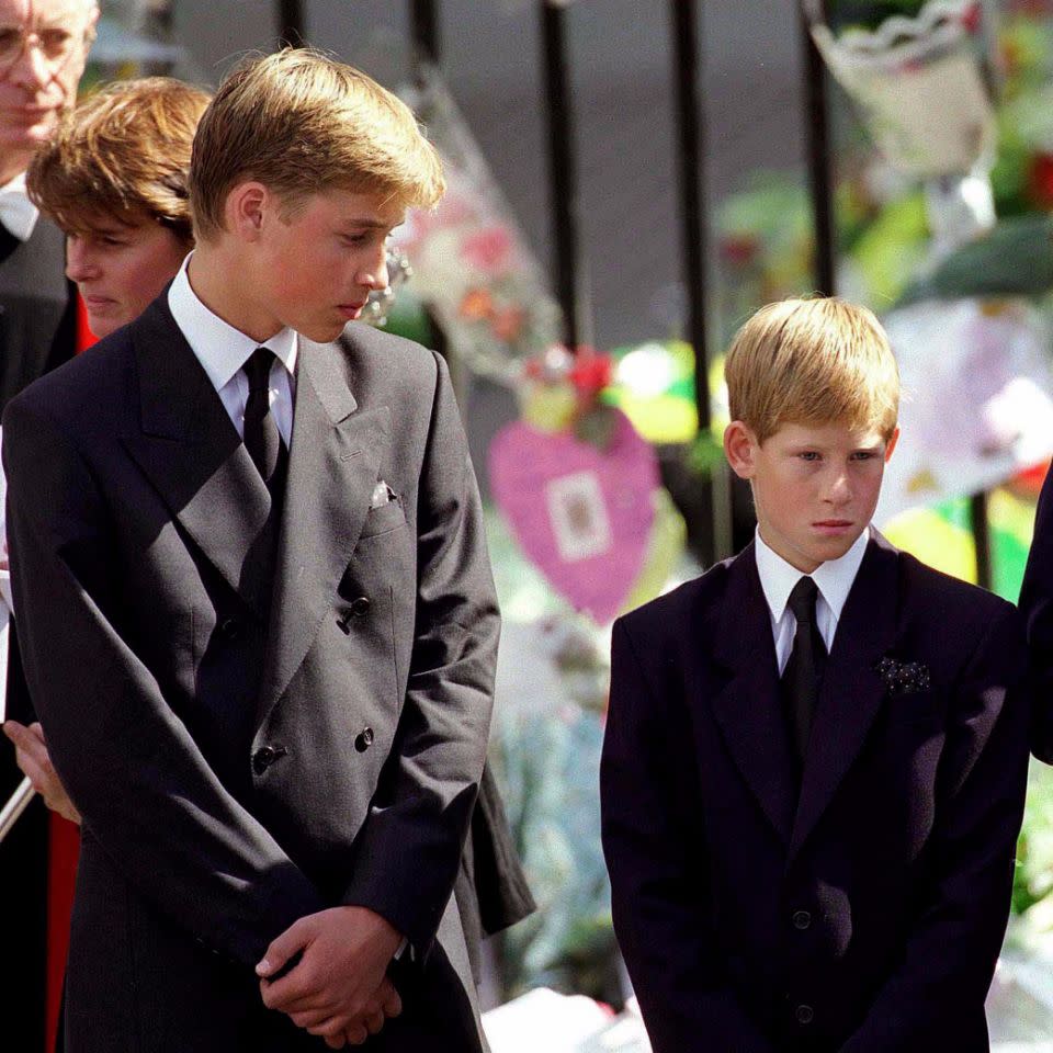 Harry and William regret how little time they spent talking to their mum the day she died. Photo: Getty