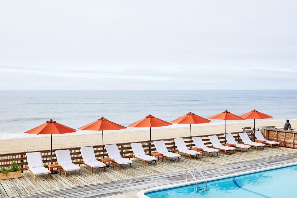 the pool at Marram Montauk