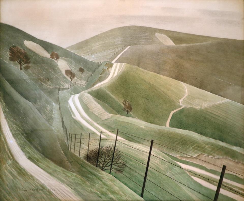 Eric Ravilious's Chalk Paths - Private Collection/Foxtrot Films