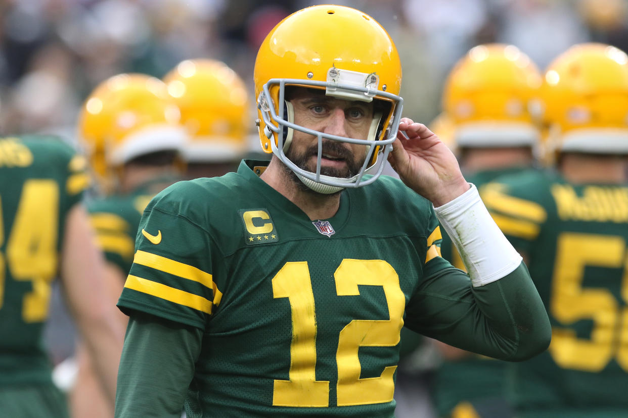 Green Bay Packers quarterback Aaron Rodgers (12) is a former fantasy star